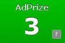 AdPrize - You have 3 points, click on 3 and try your luck.